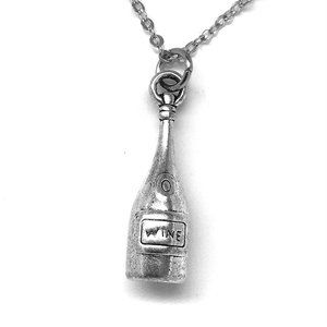 Miniature Wine Bottle Charm Necklace